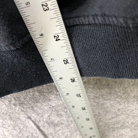 Banana Republic Balloon Sleeve Sweatshirt Womens L Black Crewneck Relaxed - Picture 9 of 9